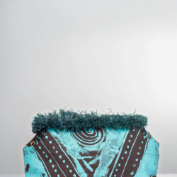 Nadira Adire Clutch – Teal