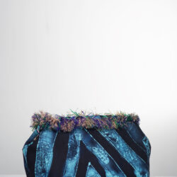 Nadira Adire Clutch - Dark Blue