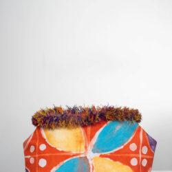 Nadira Adire Clutch – Orange