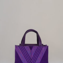 Ella Micro Tote – Aso Oke Leather Bag