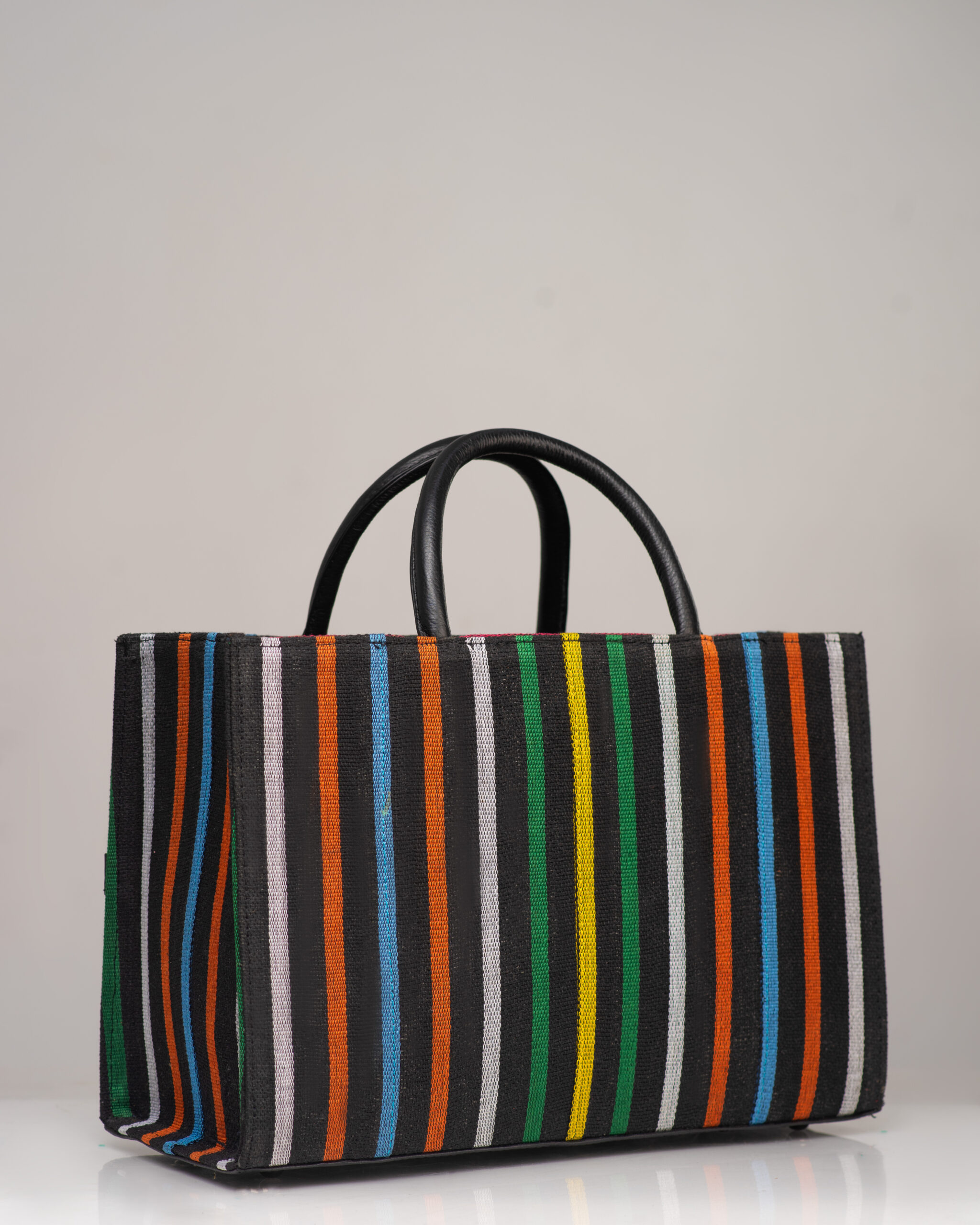 Ella Maxi Tote – Leather & Aso Oke Work Bag (Multicolor) Ella Maxi Tote – Leather & Aso Oke Work Bag (Multicolor)