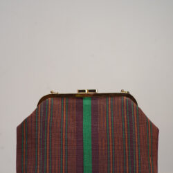 Mila Oversized Aso Oke Clutch - Coffee