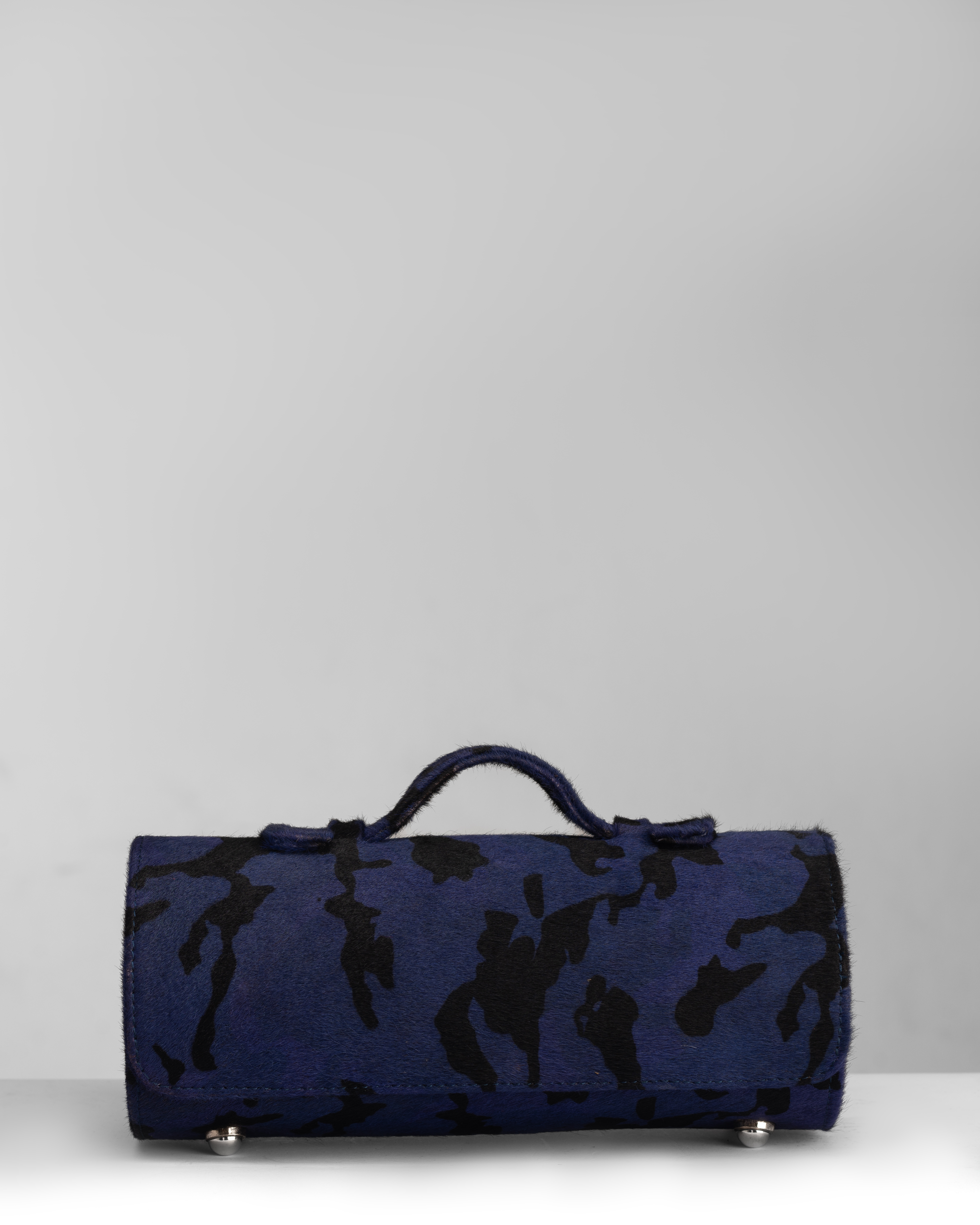 Julia Fold Classic Bag - Navy Blue Julia Fold Classic Bag - Navy Blue