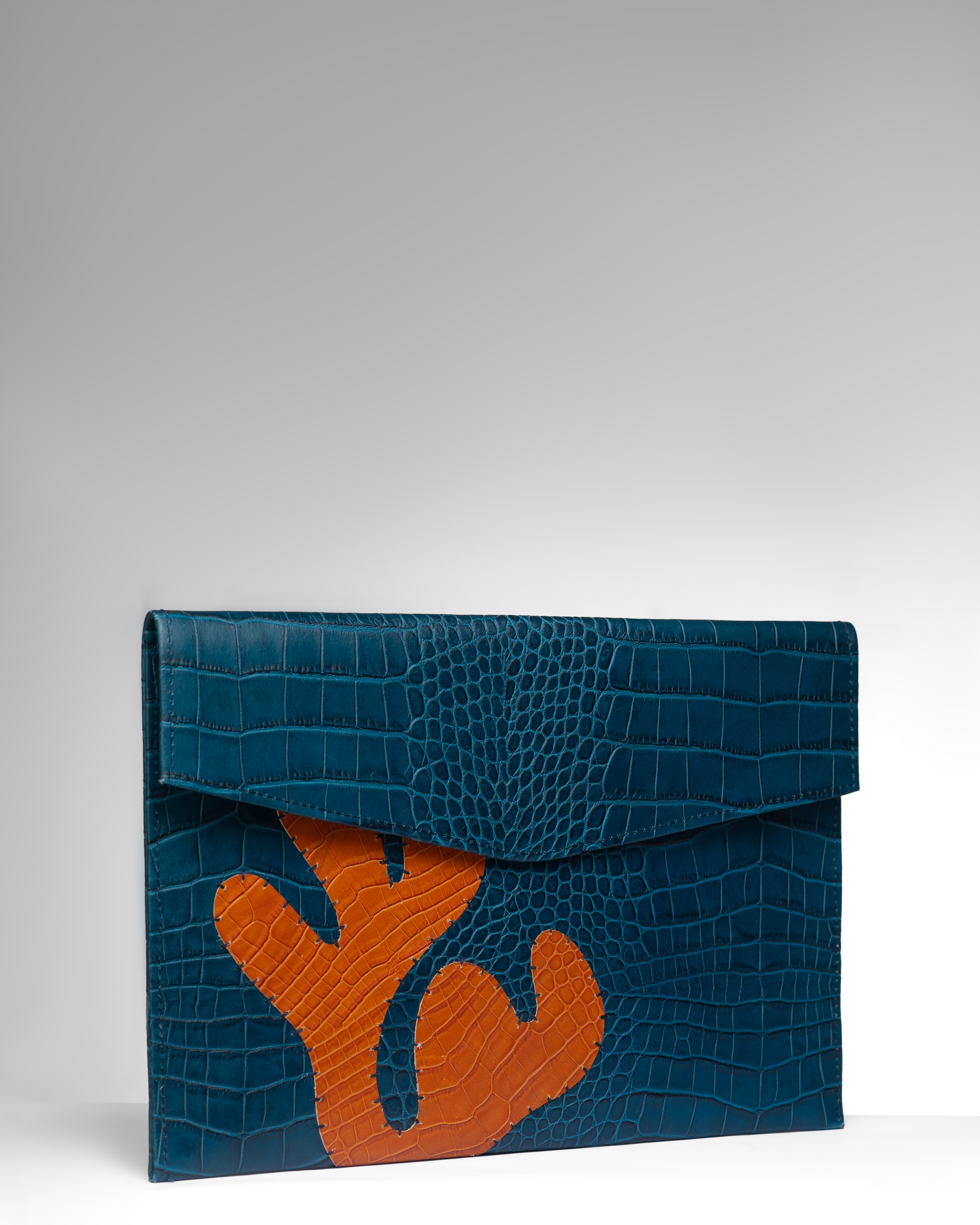 Emma Envelope Clutch – Large in Teal Emma Envelope Clutch – Large in Teal