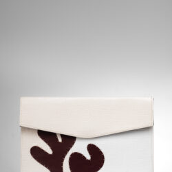 Emma Envelope Clutch – White