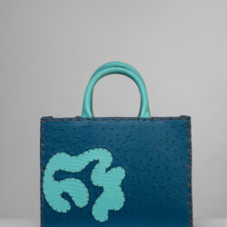 Ella Midi Tote - Deep Teal Leather Tote