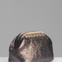 The Lima Clutch – Metallic Leather