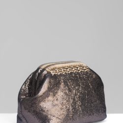 The Lima Clutch – Metallic Leather
