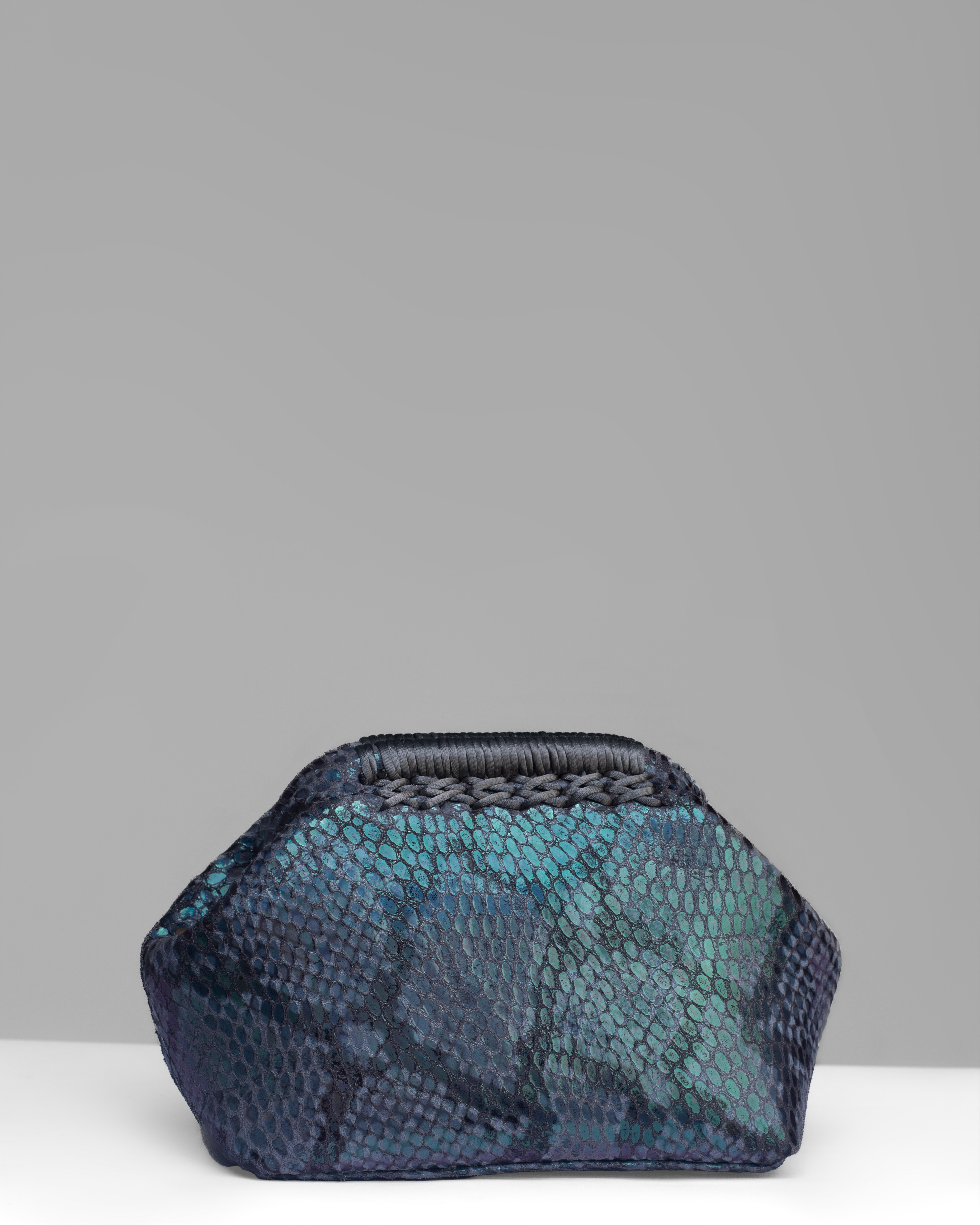The Lima Clutch - Metallic Blue The Lima Clutch - Metallic Blue