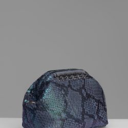 The Lima Clutch - Metallic Blue