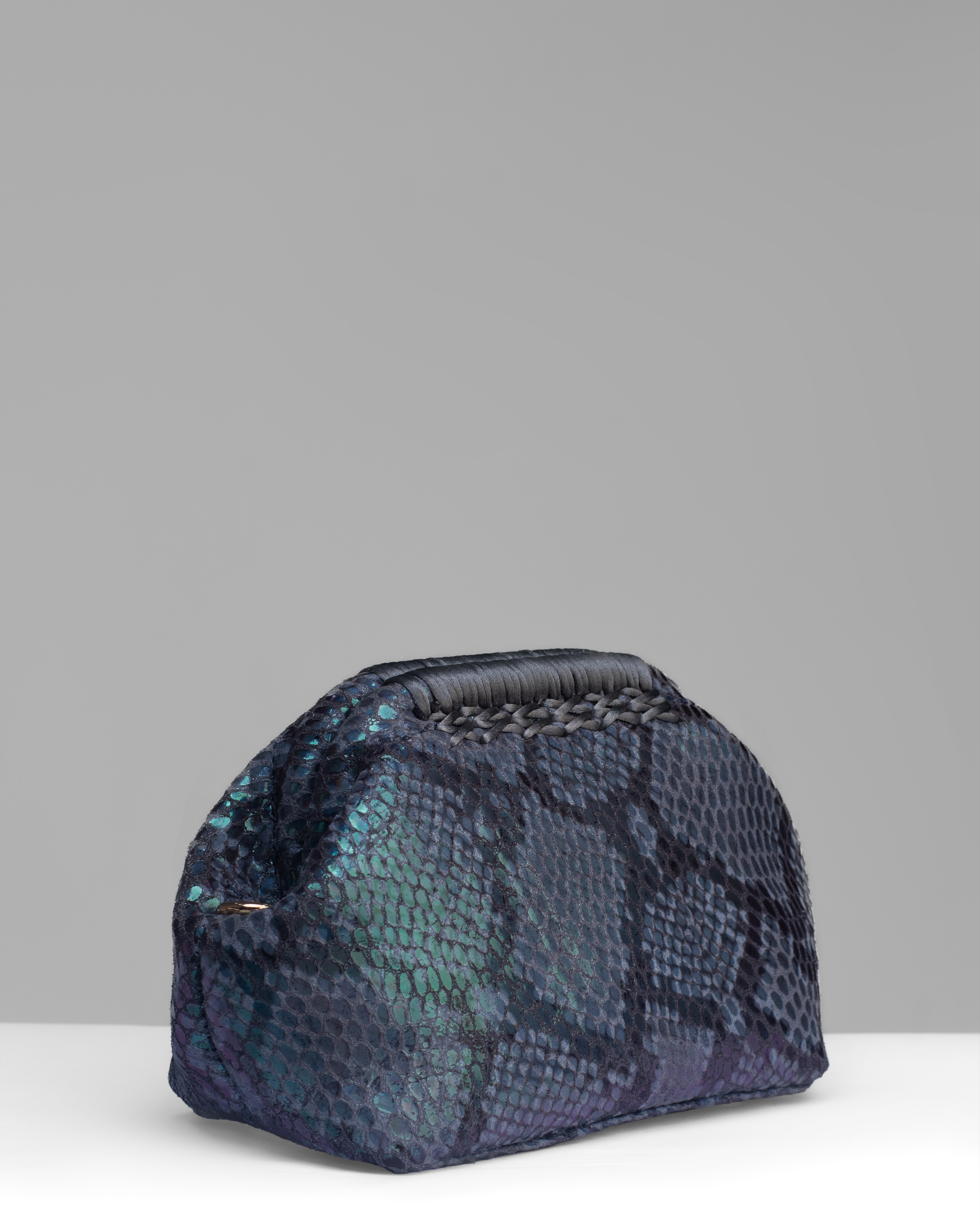 The Lima Clutch - Metallic Blue The Lima Clutch - Metallic Blue