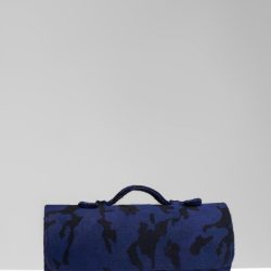 Julia Fold Classic Bag - Navy Blue