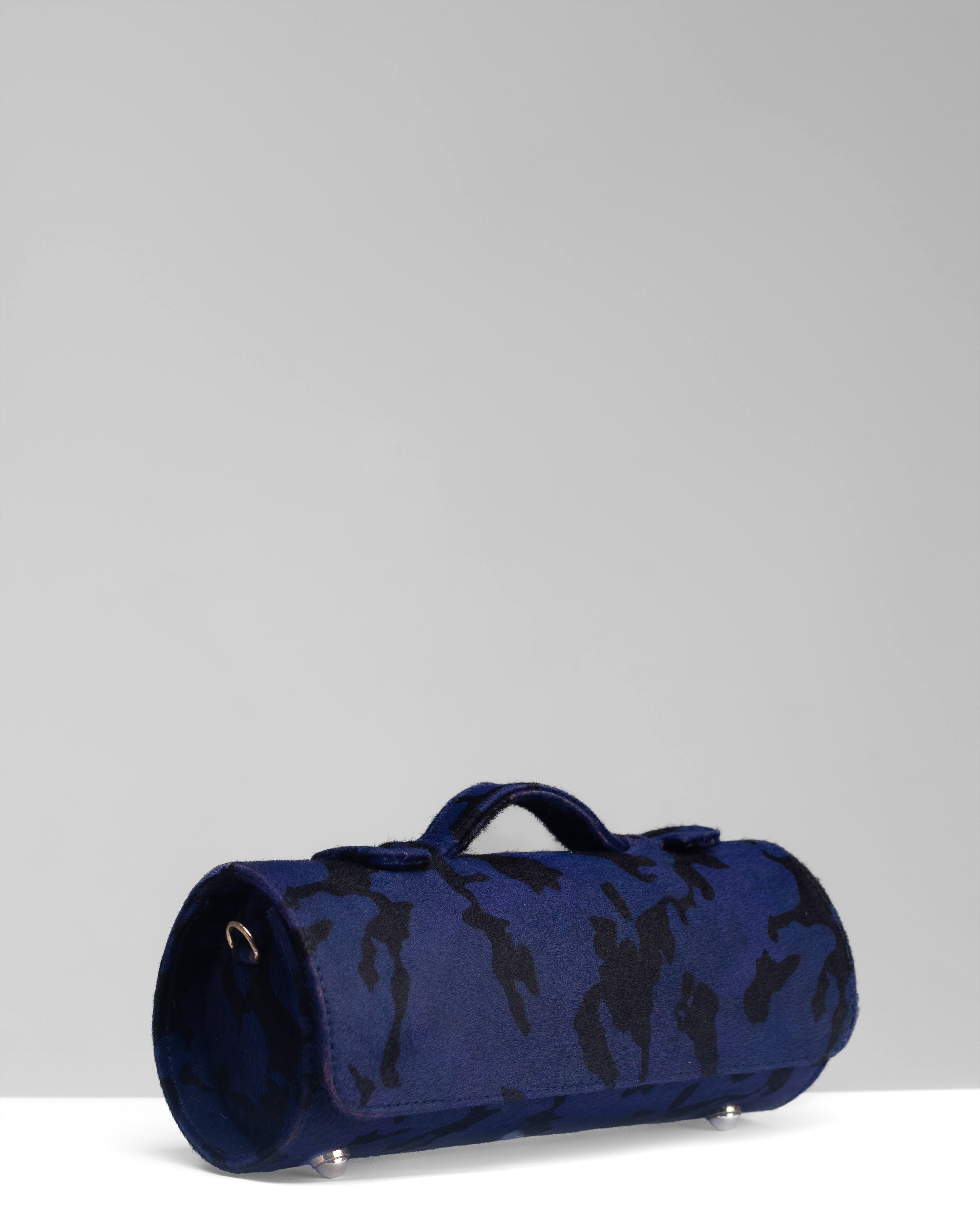 Julia Fold Classic Bag - Navy Blue Julia Fold Classic Bag - Navy Blue