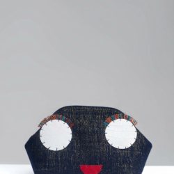 Lima Mini Clutch Bag – Blue Denim